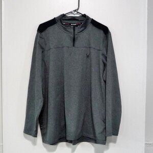 SPYDER ACTIVE 1/4 ZIP ATHLETIC SHIRT XL